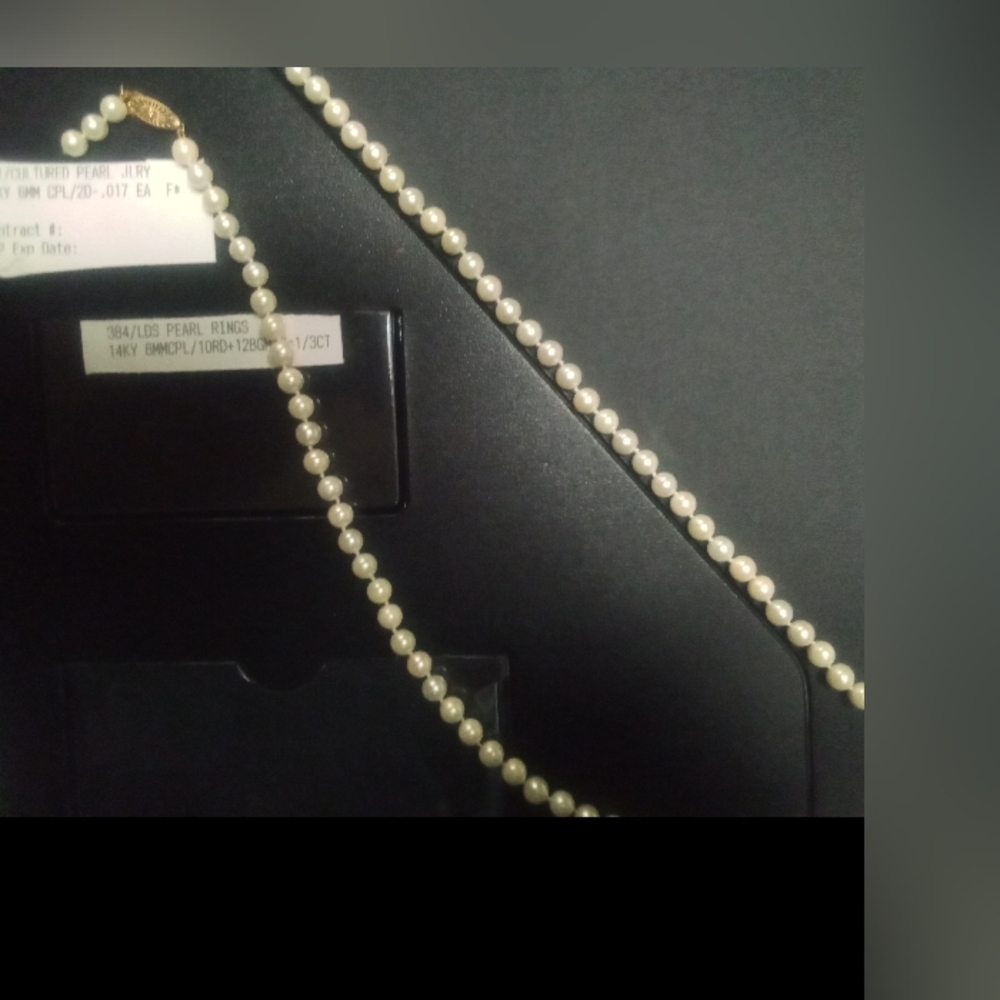 14k 92 Strand Cultured Pearl Neckace